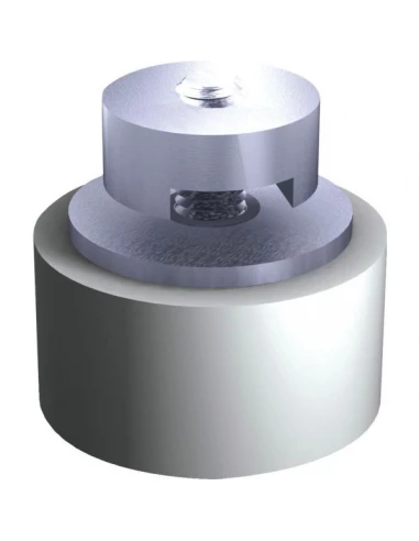 Guide sans platine monte sur cage a rouleaux avec olive en nylon