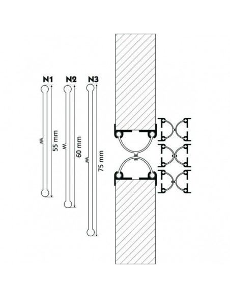 Battement etancheite: joint n3250cm