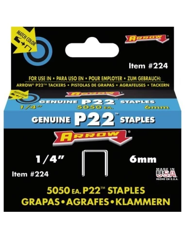 Agrafes arrow p22-8mm boite 5000225i