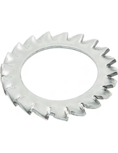 Rondelle dent.exter.zg din6798bte az 6x11 b400 eventail