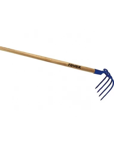 Croc a fumier a douille 4 dents 200 emmanche 1350 x 38