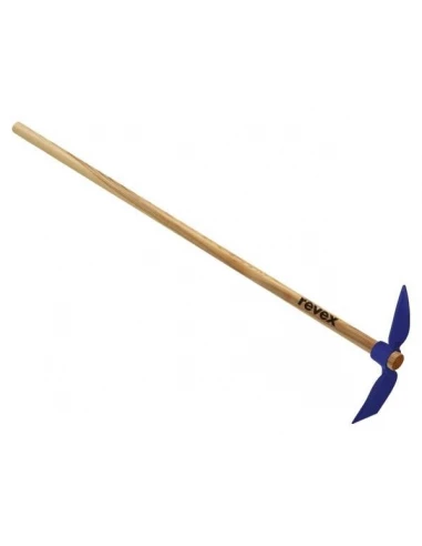 Serfouette forgee panne et fourche larg 80mm manche frene vernis 115cm