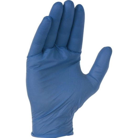 Gant nitrile a usage unique non poudre boite 100 gants taille 8-9