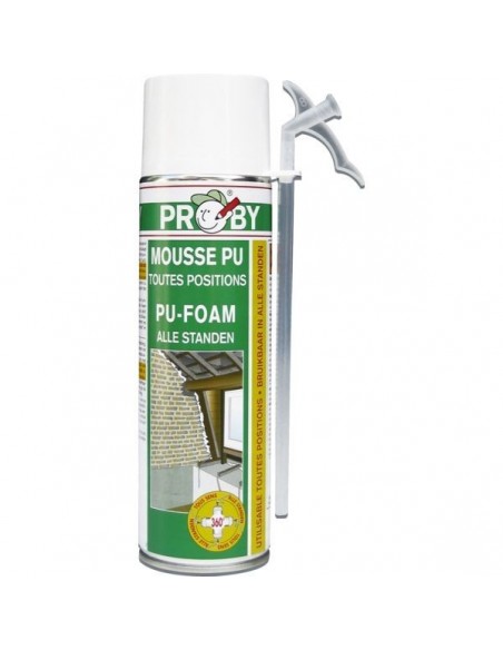 Mousse polyuréthane toutes positions aerosol 500 ml - PROBY
