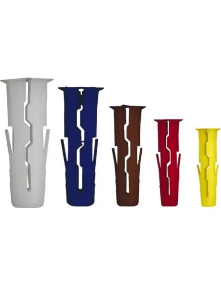 Cheville uno universelle polypro 7 x 30 mm - marron - grappede 96