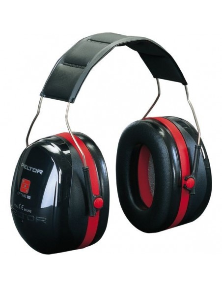 Casque anti-bruit 3M™ Peltor™ modèle Optime™ III, noir, type serre-tête, 35dB, 292g.