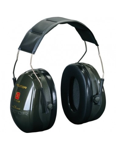 Casque anti-bruit 3M™ Peltor™ modèle Optime™ II, vert, type serre-tête, 31dB, 216g.
