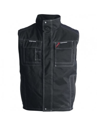 Gilet matelasse oxford noir combat taille 4xl