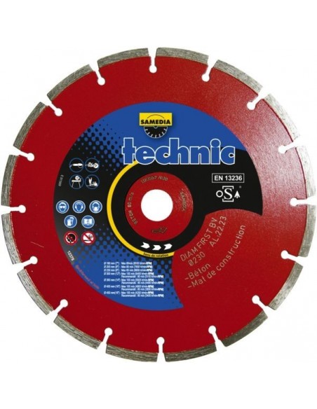 Disque diamant technic diam first diam 230 x 22 2 hd 7