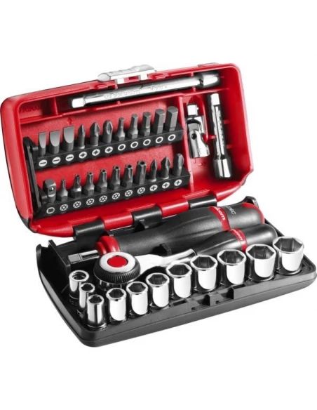 Facom - Coffret 1/4'' 6 Pans Métrique De 38 Outils 360° De 5,5-14mm- R.360nanopb