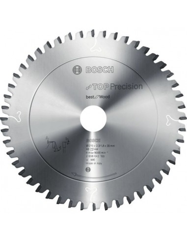 Lame scie circulaire top precision best for wood 305x30x30 z72atb