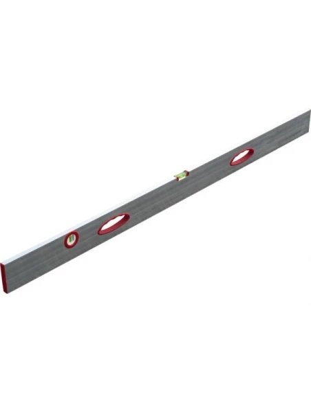 Regle a niveau 2 m - profile 100 x 18 - 2 poignees 2 fioles