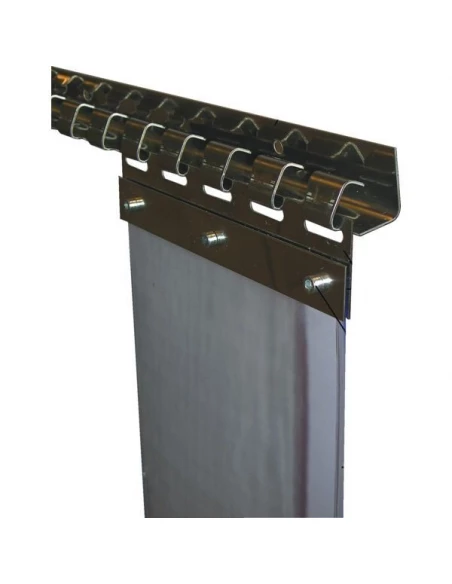 Jeu de plaquettes pour support laniere 2 pieces inox 200 mm