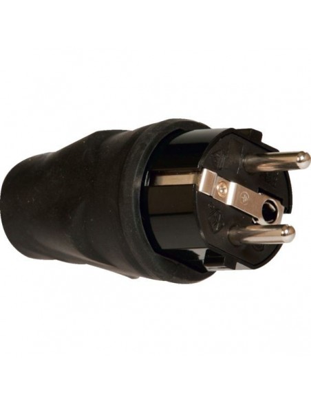 Fiche Mâle Caoutchouc IP44 Connecteur robuste 16A pour extérieur - CEBA