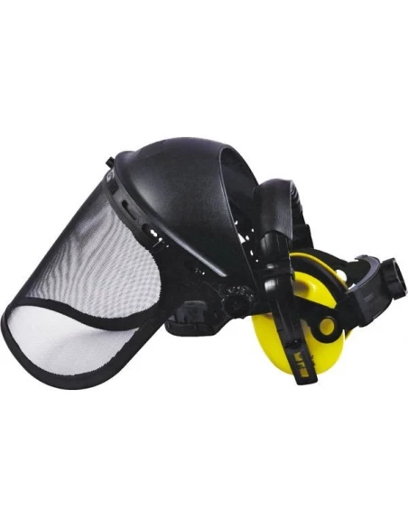 Kit protection du visage forestier casque antibruit + visiere