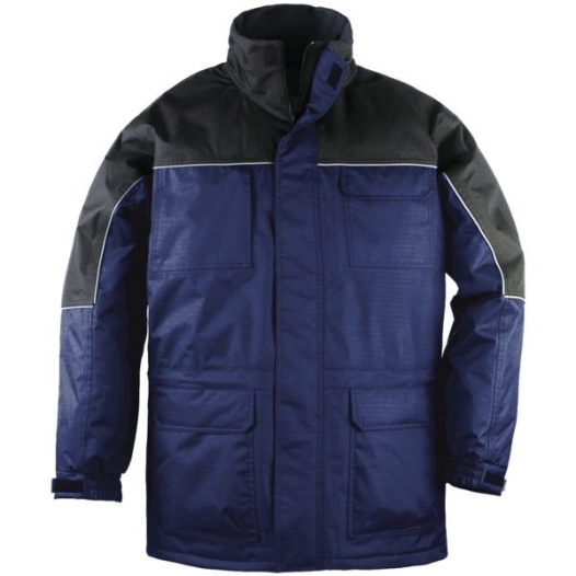 Parka ripstop 100 % polyester noir - noir enduit pvc taille xxl