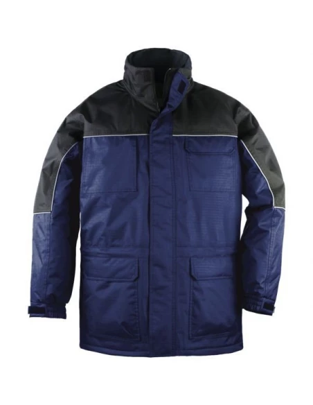 Parka ripstop 100 % polyester noir - noir enduit pvc taille xxl