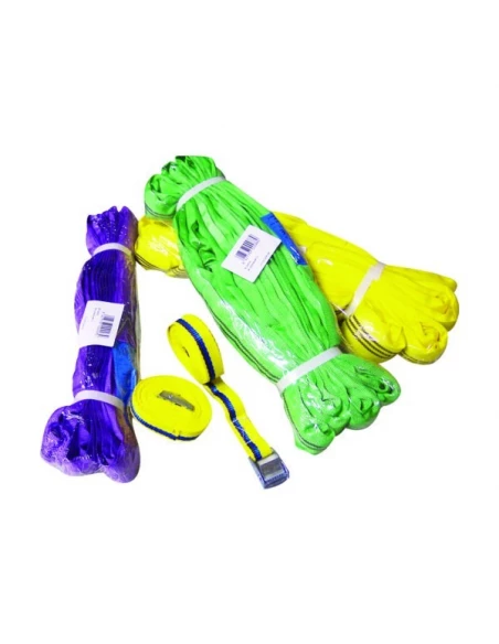 Pack levage arrimage : lot 3 elingues zc1000-2 zc2000-3zc3000-3 + sangles