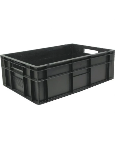 Bac de manutention ajouré gris 60 x 40 cm h 20 cms - 40 litres