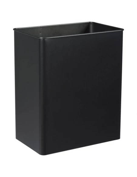 Corbeille pivotante tourny 27l rectangulaire gris manganese