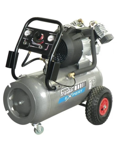 Compresseur pneumatique mobile bicylindre en V 230 v - 3 5 ch - 50 l - 8bar - PRODIF EXPERT