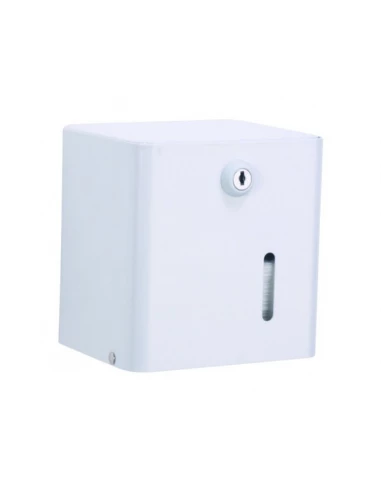 Distributeur papier hygieniqueblanc pour rl pm ou paquet feuille + cl