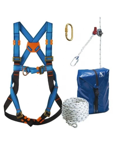 Equipement antichute: kit couvreur ht22 stofor cordage 10m m10 sac