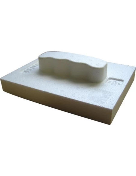 Frottoir polystyrène expansé 15x20 cm rectangulaire pour maçon