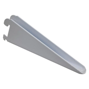 10 Console double acier laque blanc 2 accrochage 17 cm