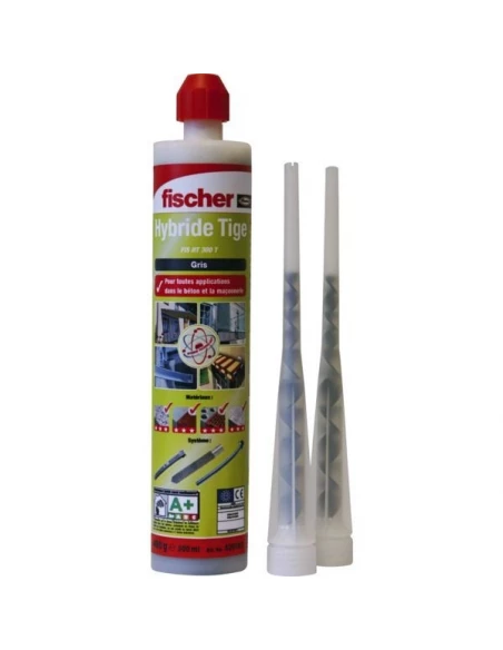 Resine scellement chimique cartouche 300 ml ton pierre - FISHER