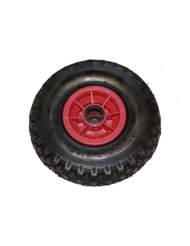 Roue serie pneumatic gonflablenoir diam 260 x 74 x 25 alesage 20