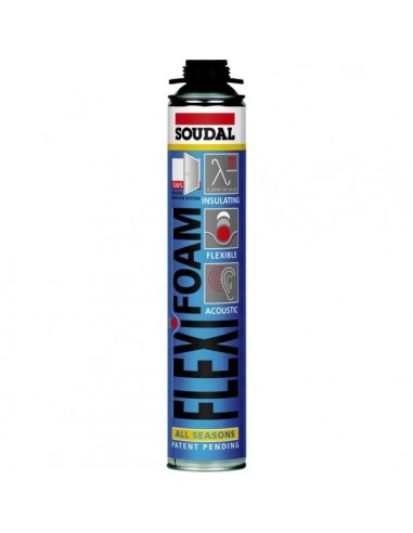 Mousse polyurethane flexifoamgun aerosol 750 ml