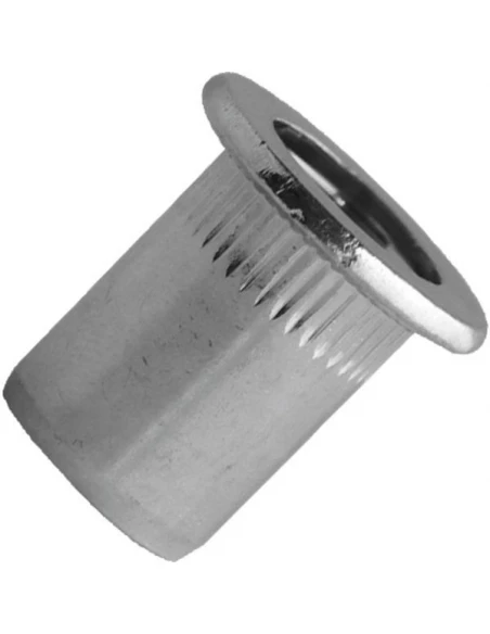 Ecrou a sertir acier tp rainure m8 - sbox de 100