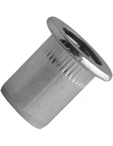 Ecrou a sertir acier tr rainure m5 - sbox de 500