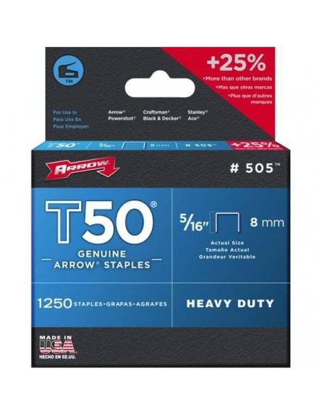 Agrafe arrow t50-12mm paque.125050824spi