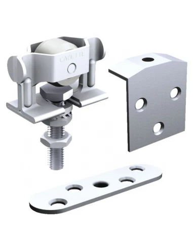 Monture cadette avec galet nylon monte sur bague en rilsan capacite porte 40 kgs