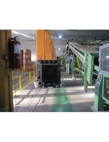 Barriere de securite avec platine - tube ø40mm - noir - jaune l 2000 x h1000