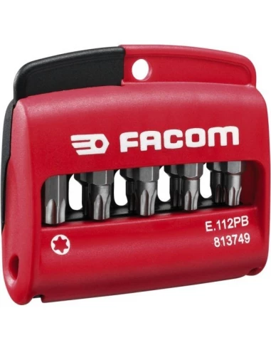 Jeu De 10 Embouts Torx 1/4 25 Mm Facom E.112pb