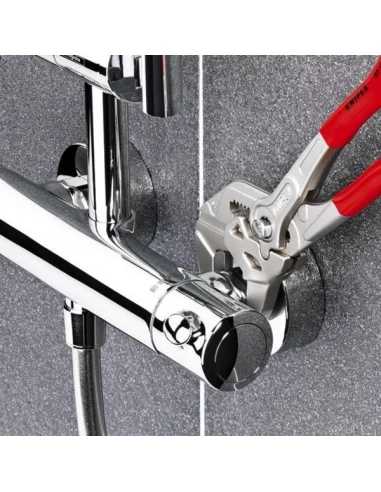 Pince Et Clé En Un Seul Outil Revêtu De Plastique Chrome 300 Mm 8603300 Knipex