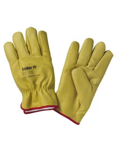 5 Gant tout fleur bovin fourre acrylique - taille 11