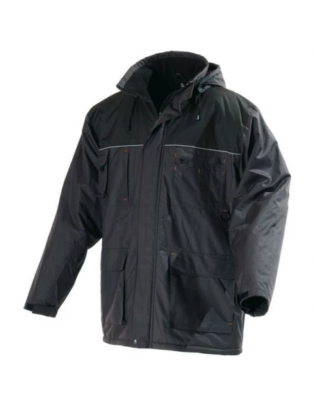 Parka. polyester ripstop enduit pvc palawa noir - taille xxl