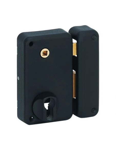 Boitier serrure applique vertical a fouillot 75 x 130 mm gauche