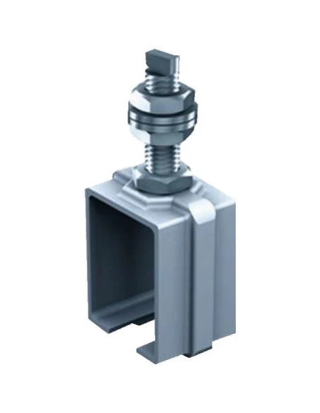 Support enveloppant tige m20 rail associe 8570