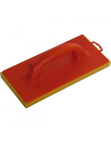 Taloche semelle mousse monobloc orange - 14 x 29 cm