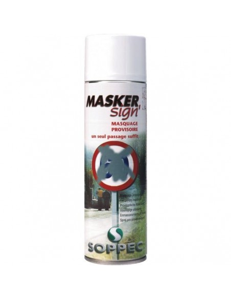 Masker Sign' Gris SOPPEC Peinture de traçage temporaire haute visibilité - SOPPEC