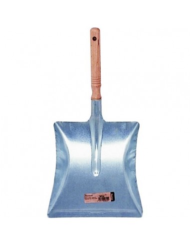 Pelle metal zinguee manche bois brut