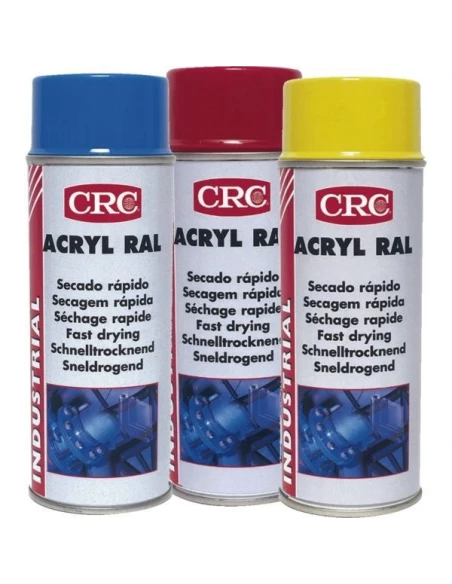 6 Peinture acrylique de finition 520ml-400ml antirouille blanc signal ral 900