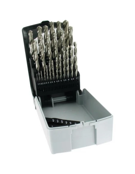 Coffret de 25 forets HSS métal - Tivoly