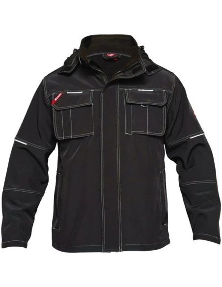 Blouson softshell combat noir 280 grs taille 4xl