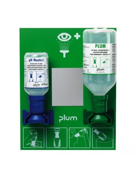 Station Lave Yeux Mixte Solution pH neutre et ophtalmique pour urgence oculaire - ESCULAPE Laboratoires